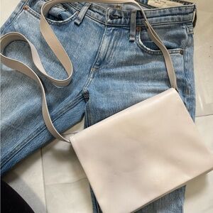 Zara Cream Crossbody Bag (or clutch!)